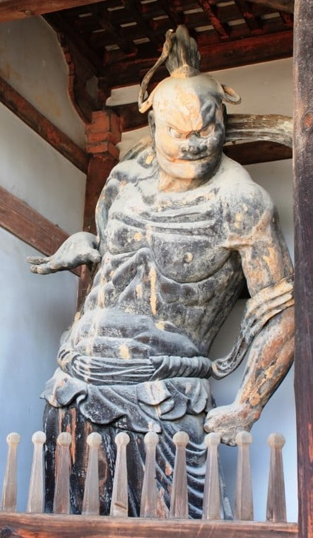 法隆寺・金剛力士像「吽形（うんぎょう）」【重要文化財】